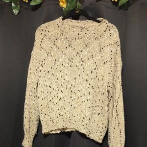Cozy Beige Knit Sweater